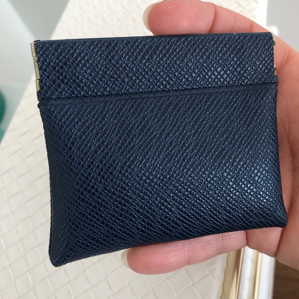 Navy coin purse